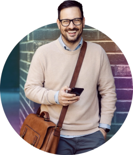 man with phone small