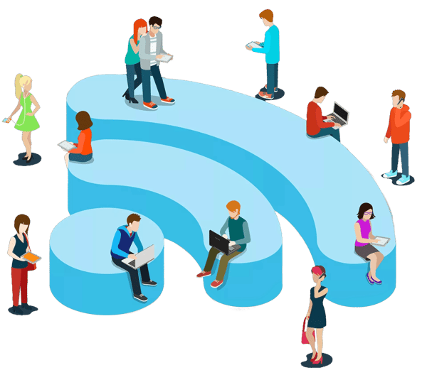 Illustratie Dstny Zakelijk WiFi