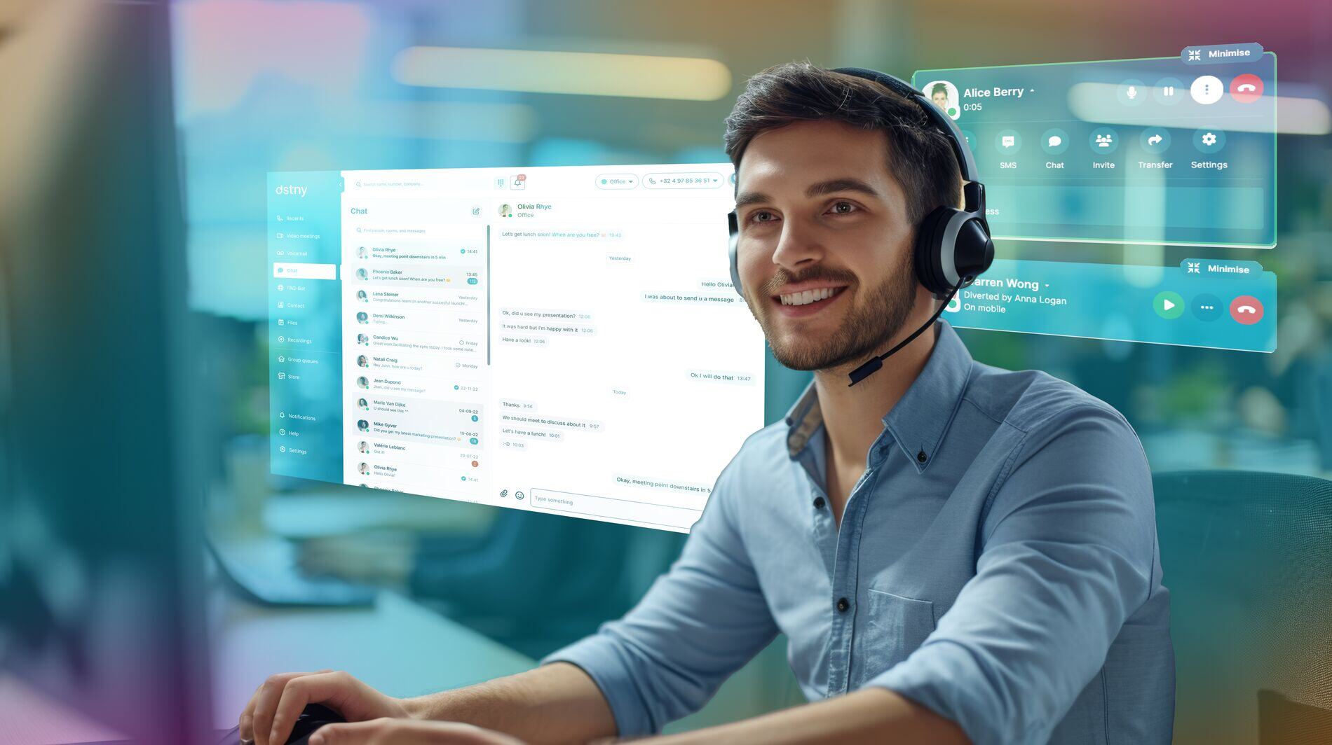 De transformatie van communicatie door self-service met UCaaS | Dstny