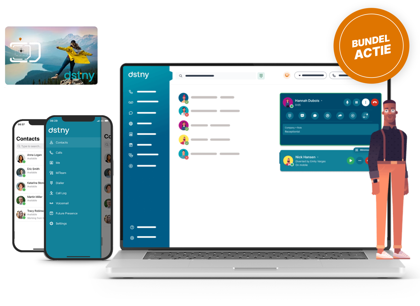 UCaaS - ConnectMe - Analytics - VoIPcube - mobile - Call2Teams Go - BUTTON