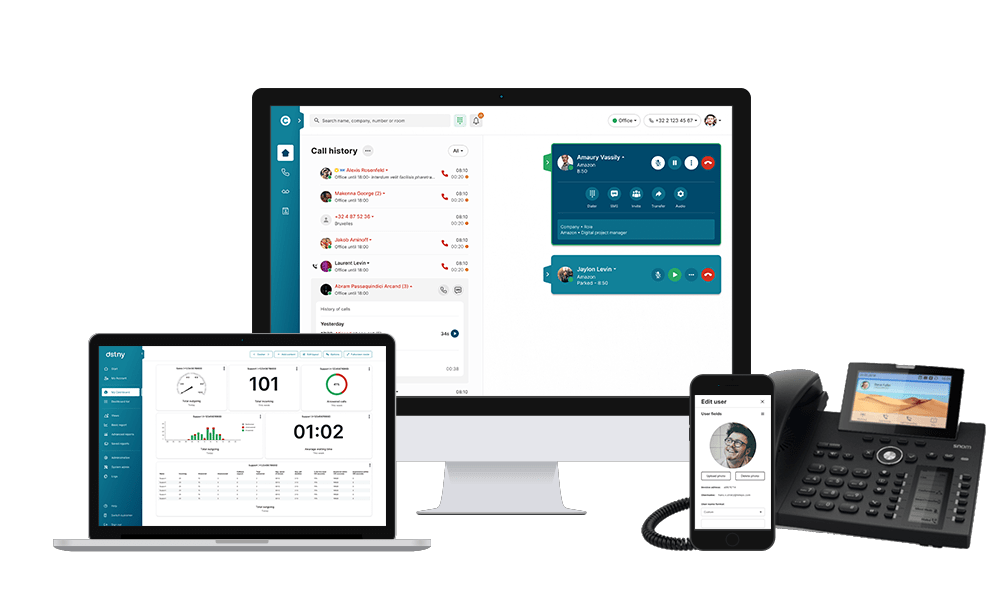 Dstny UCaaS alle devices