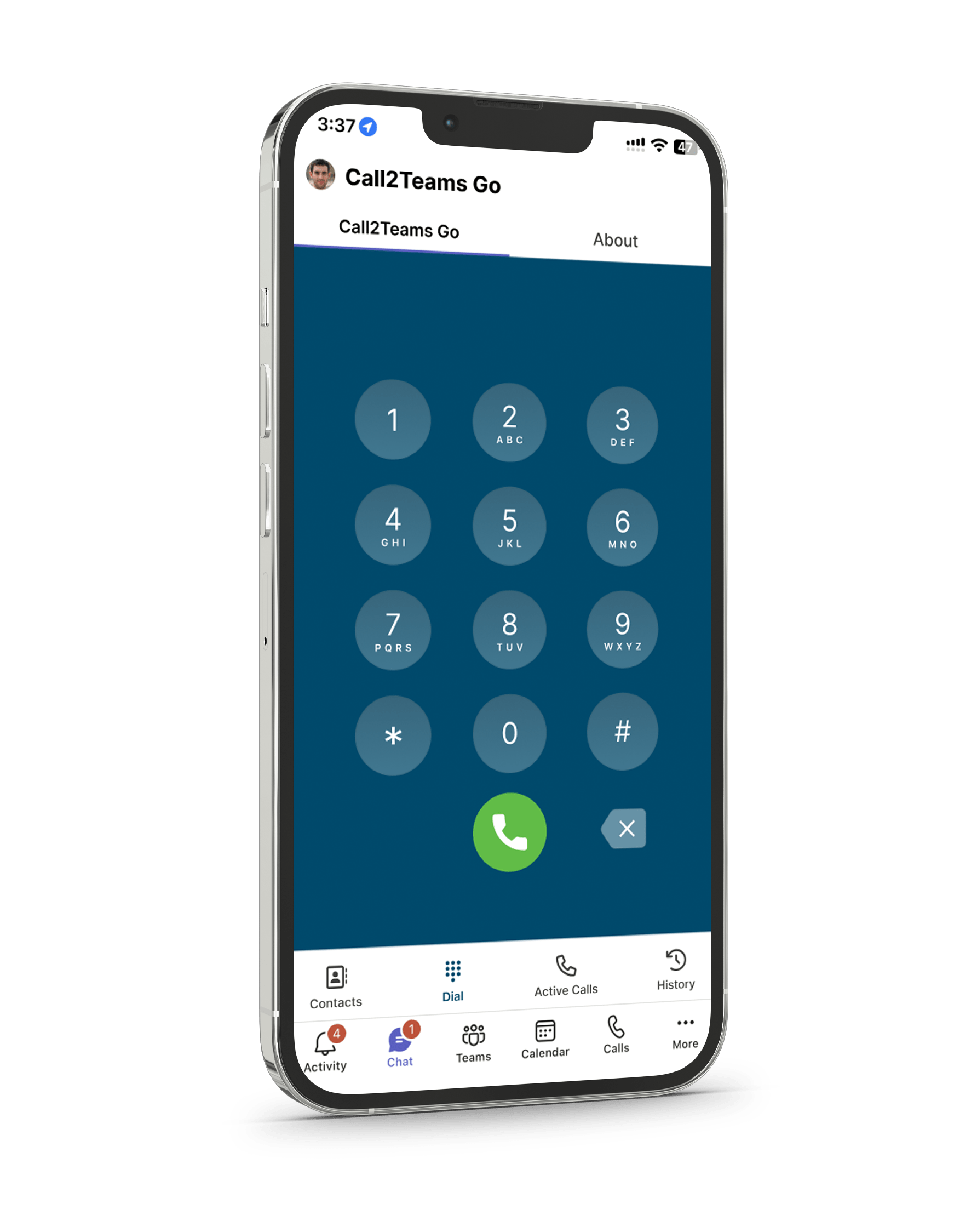 Call2Teams Go phone